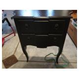 Vintage Wood Side Table 32x15x32'H,Scratches