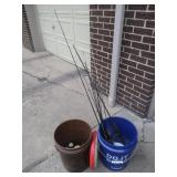 Fishing Rods,Tackle&Tackle Bucket