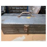Metal PowrKraft Tool Box 19x7x7.5"H,Wire