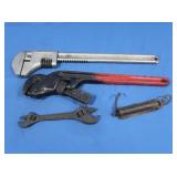 Hvy Duty Pipe Wrenches,Double Head Crescent