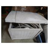Suncast Deck Box,Hose&Size 7 Rubber Boots