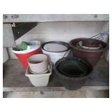 Asst of Plastic Pots&Planters
