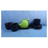 Cobalt Blue Fiesta Dinnerware&Shamrock Green