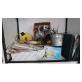 Shelf contents-Peg Board Hangers,Spotlight