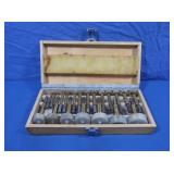 Forstner Bits 20 Piece Set in Wooden Case