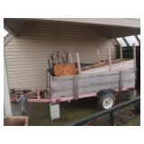 Utility Trailer w/removable Wooden Sides,95'x50'W