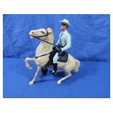 Vintage Hartland Lone Ranger&Silver Plastic