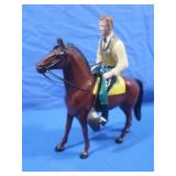 Vintage Hartland Wyatt Earp&Horse Plastic Figures
