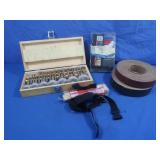 Vintage Forstner Drill Bit Set,Sandpaper