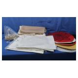 Rugs,Curtains,Placemats,Towels,Hamper&more