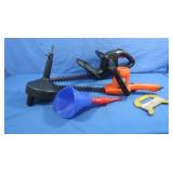 2 B&D Hedge Trimmers,Drain Auger&more