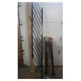 6' Rail Box NIB, 36' Newel Post(black,NIB)