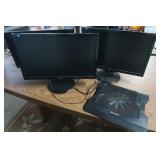 3 Computer Monitors