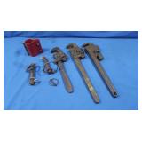 Vintage Tools-Ridgid Pipe Wrenches&more