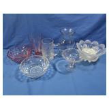 Decorative Dishes,Vases&more Incl Pink