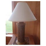 Kingston Reef Rattan Table Lamp 30'