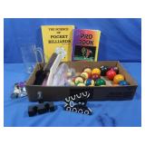 Pool Balls,Billiards Books &more