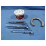 Aluminum Polish,Horseshoe&Metal Railroad Stakes