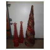 3 Red Trees - 2' &3'