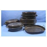 Graniteware Roaster Pans &Lids