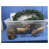 Christmas Garland,Sparkly Deer