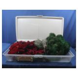 Christmas Garland &Velvet Bows