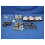 Napkin Rings-Silverplate,Wire,Plastic