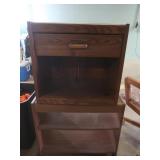 Sm Particle Board Shelving Unit w/Drawer