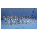 Vintage Fostoria Wedding Ring Platinum Rimmed