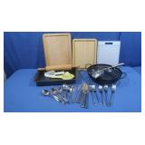 Cutting Boards,Grilling Basket,Rolling Pin &more