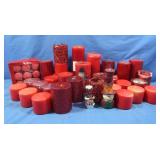 Red & Christmas Candles