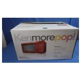 Like-new Kenmore 1.1cf 1100watt Red Microwave,