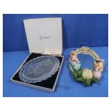 Fostoria 'American Milestones' Plate,Cherub