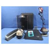 Desk Lamp,3 Hole Punch,Pencil Sharpeners &more