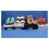 4 Pairs Shoes - Womens 7 & 7.5 in boxes