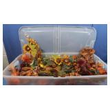 Fall Decor w/under-bed Tote on Wheels