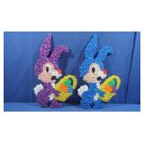 Vintage Popcorn Easter Bunny