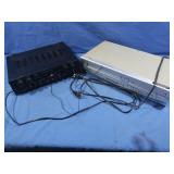 Pyle 4-ch BT Audio Source Amp,Sylvania VCR/DVD