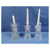 LE Smith Angel Candle Holders,2 Other Angels