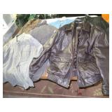 Fine Leather Jacket,Black Leather Jacket-sz 44&XL