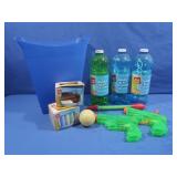 Outdoor Toys-Chalk,Bubbles,Water Guns &more