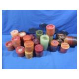 Lg Lot Pillar Candles,Centerpiece Candle Holder