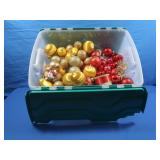 Lg lot of Christmas balls,Ornaments &more