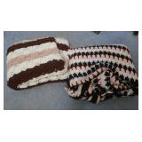 2 Afghan blankets
