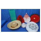 Glass and Ceramic Serving Platters, Chip 'n Dip