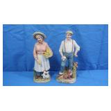 Vintage Homco Ceramic Figures