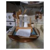Cutting Boards, Napkin Holder, Wooden Spoons