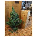 Presto Pine 4' Artificial Christmas Tree w/lights