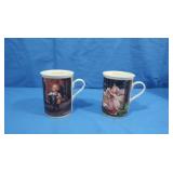 Vintage Danbury Mint M.I. Hummel Porcelain Mugs