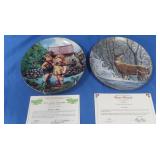 1 Vintage M.J. Hummel Collector Plate (incl COA)